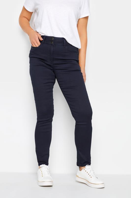 M&Co Indigo Blue Lift & Shape Slim Leg Jeans | M&Co 2