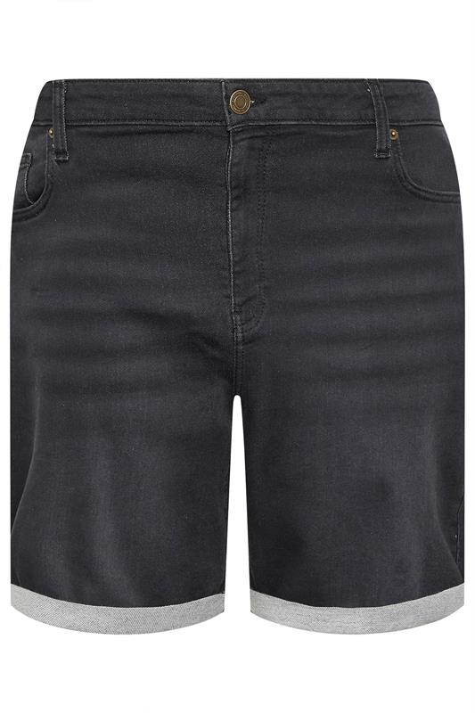 BadRhino Big & Tall Black Ultra Stretch Denim Shorts | BadRhino 6