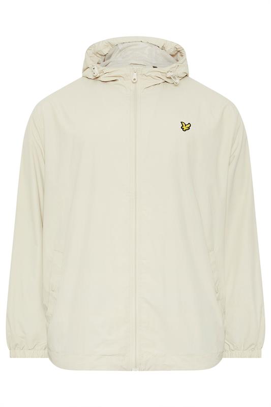 LYLE & SCOTT Big & Tall Off-White Hooded Jacket | BadRhino 2