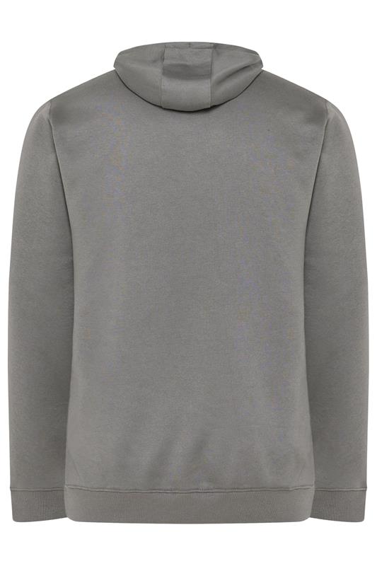 FIRETRAP Big & Tall Grey Hoodie | BadRhino 5