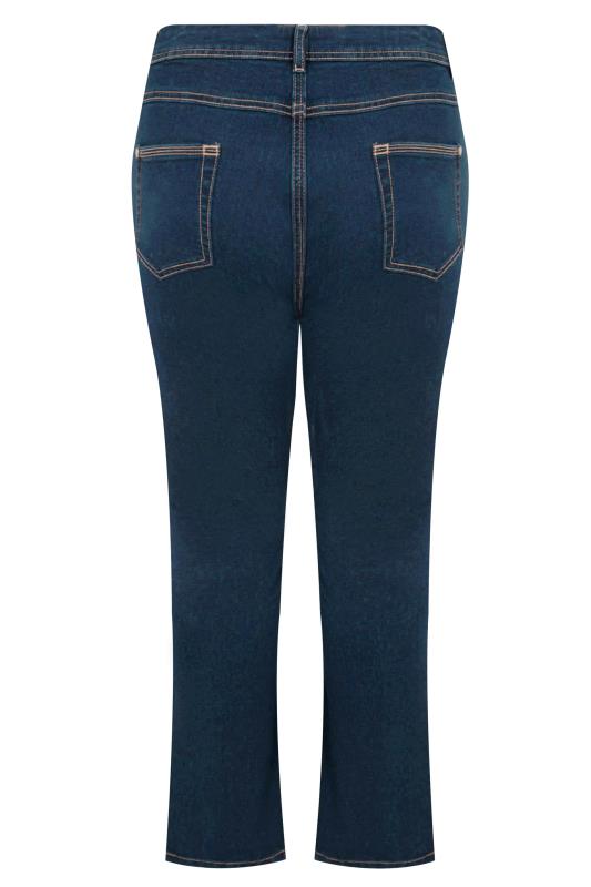 Plus Size Indigo Blue Bootcut Fit ISLA Stretch Jeans | Yours Clothing 4