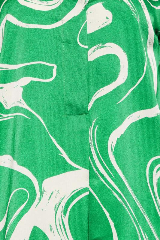 M&Co Green Abstract Print 3/4 Sleeve Blouse | M&Co 5