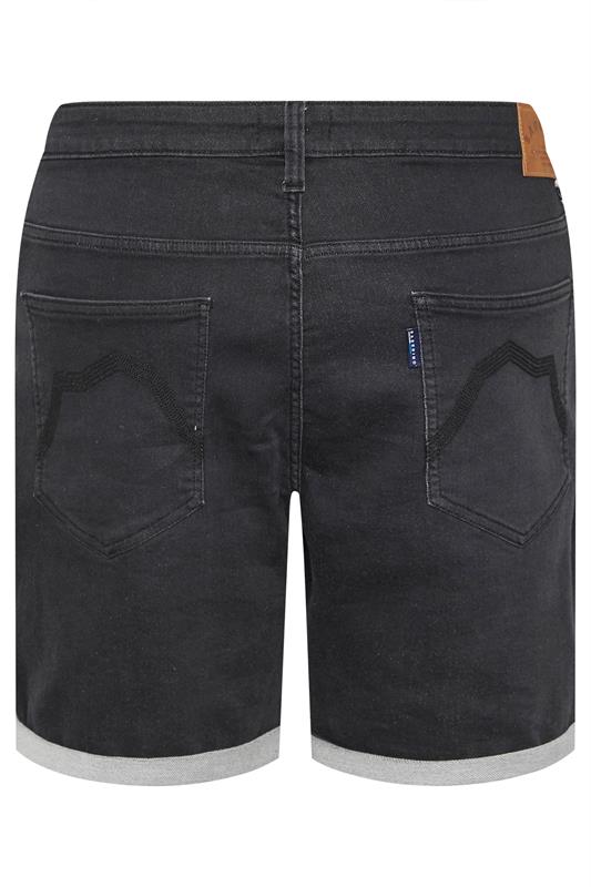 BadRhino Big & Tall Black Ultra Stretch Denim Shorts | BadRhino 7