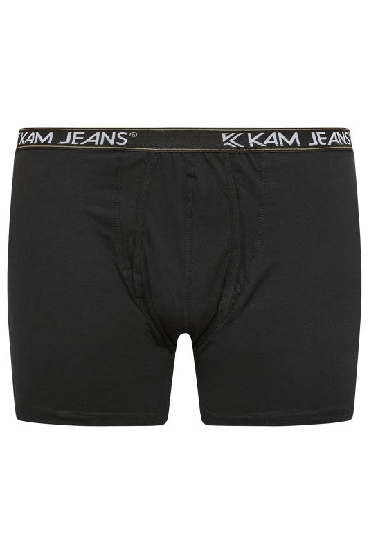 KAM 2 PACK Black Jersey Boxers | BadRhino 5