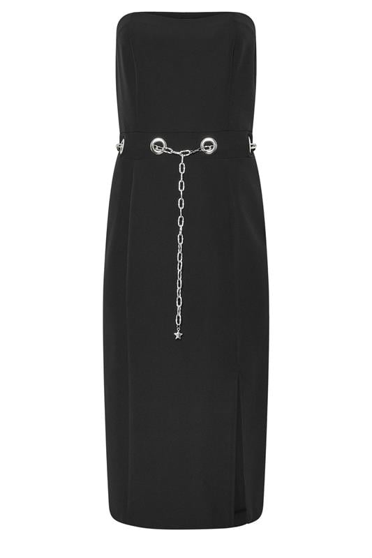 STAR Black Chain Bandeau Midi Dress | StarByJM 6