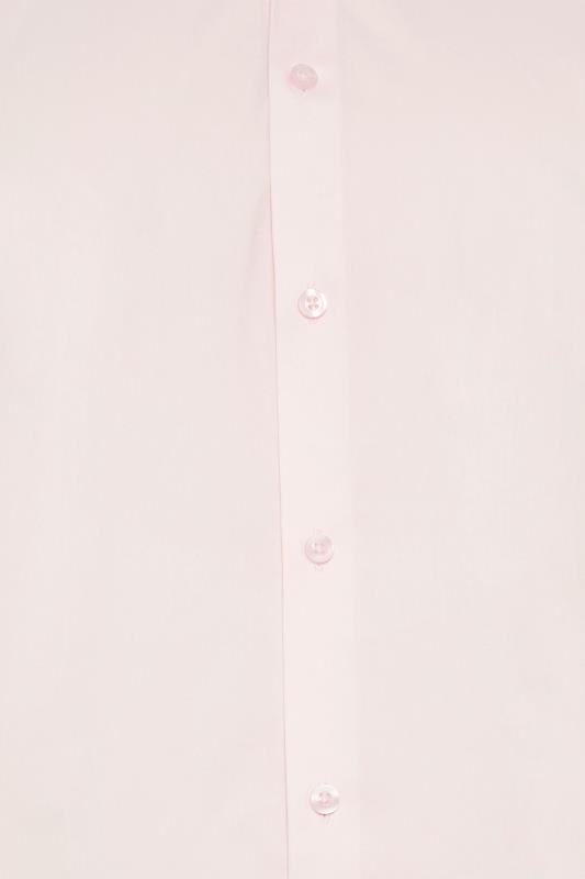 BadRhino Tailoring Big & Tall Pink Premium Stretch Long Sleeve Formal Shirt | BadRhino 1