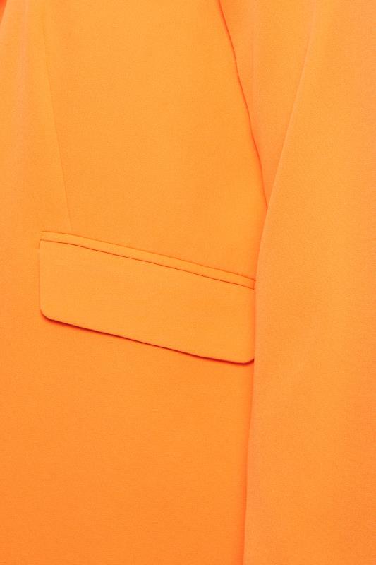 YOURS Plus Size Curve Orange Tailored Blazer 5