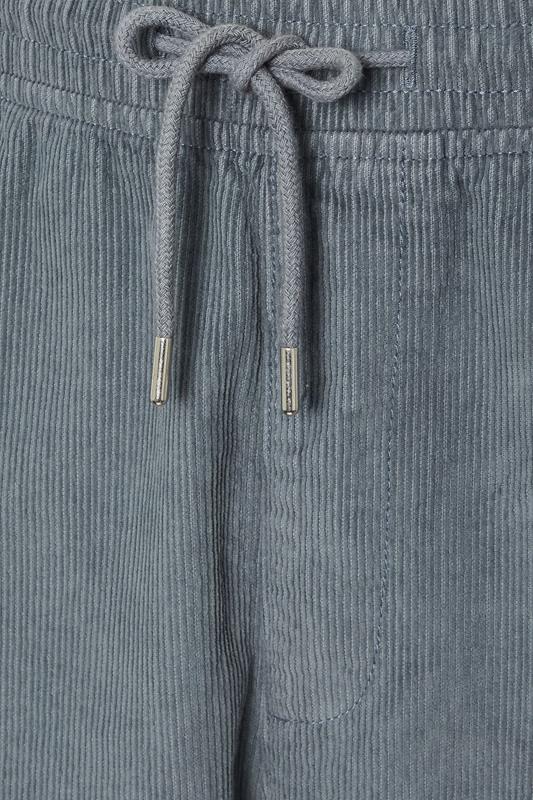 BadRhino Big & Tall Blue Elasticated Waist Corduroy Shorts | BadRhino 9