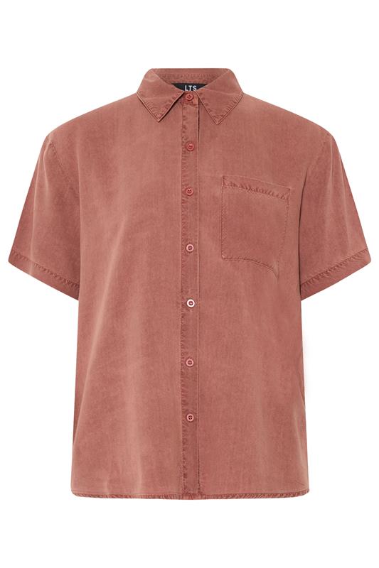 LTS Tall Women's Rust Orange Short Sleeve Shirt | Long Tall Sally 5