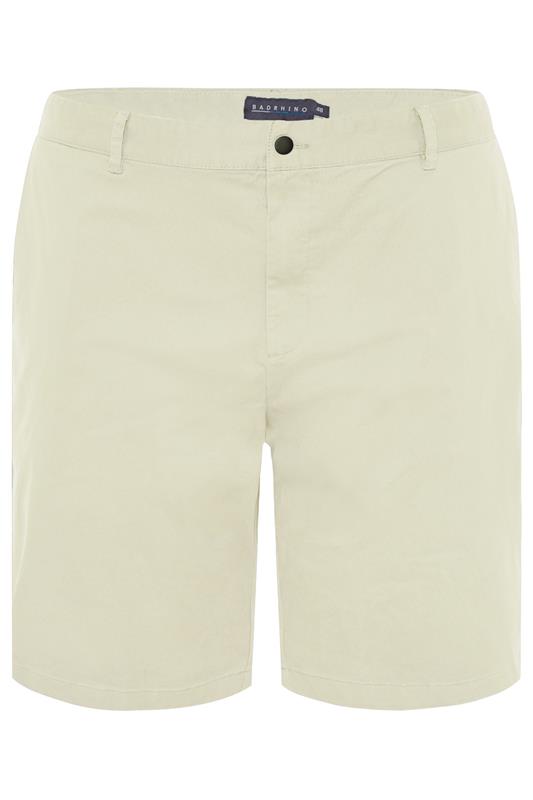 BadRhino Big & Tall 2 PACK Stone Brown & Navy Blue Stretch Chino Shorts | BadRhino 7