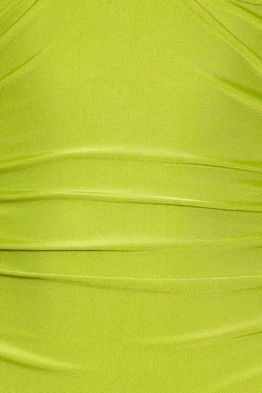 YOURS Plus Size Green Shell Detail Swimsuit | Yours Clothing 7