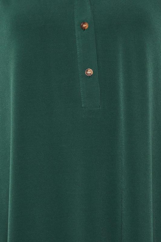 M&Co Green Half Placket Jersey Shirt | M&Co 5