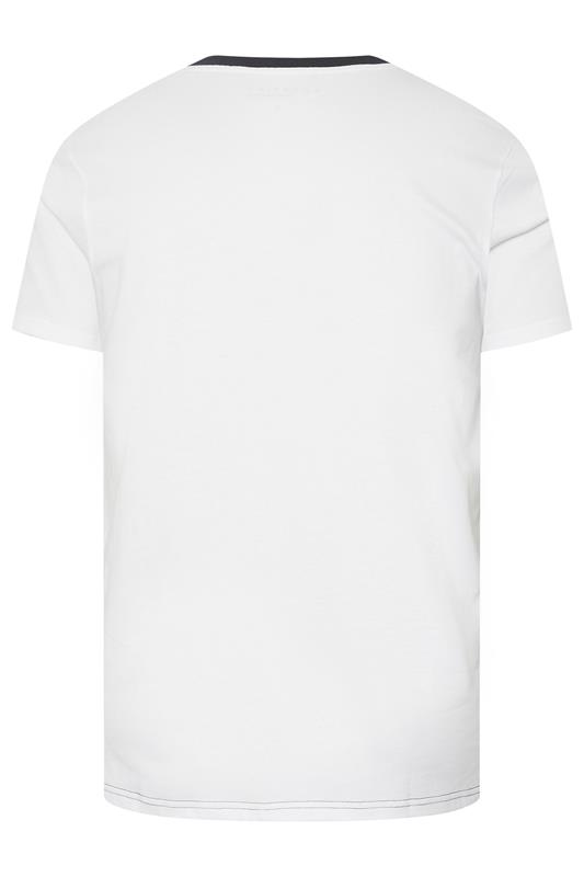 BadRhino Big & Tall Grey Cut & Sew Scripted T-Shirt | BadRhino 7