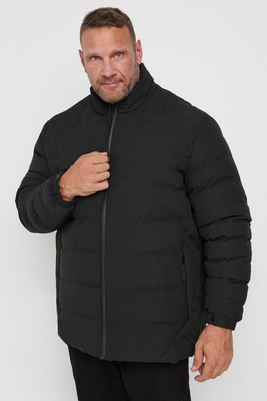 BadRhino Big & Tall Black Waterproof Puffer Jacket