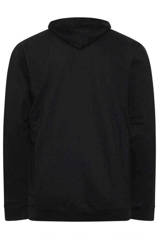 BadRhino Big & Tall Black Workwear Zip Through Hoodie | BadRhino 9