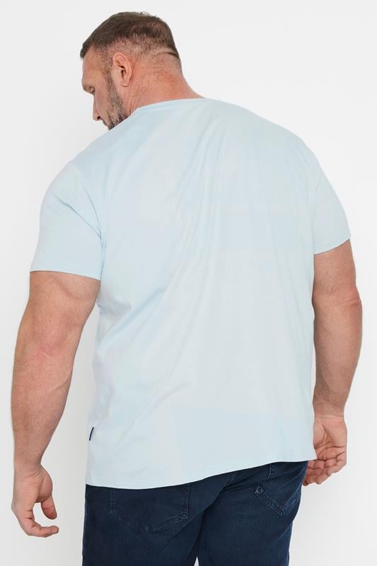 BadRhino Big & Tall Light Blue 'California Beach' Campervan T-Shirt | BadRhino 4