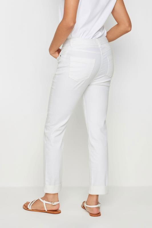 M&Co White Ankle Grazer Cigarette Jeans | M&Co 3