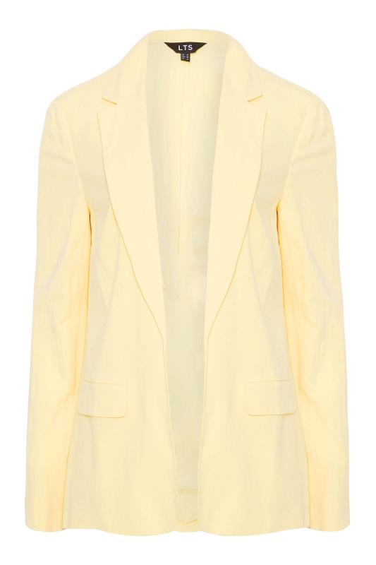 LTS Tall Women's Lemon Yellow Linen Blazer | Long Tall Sally  6