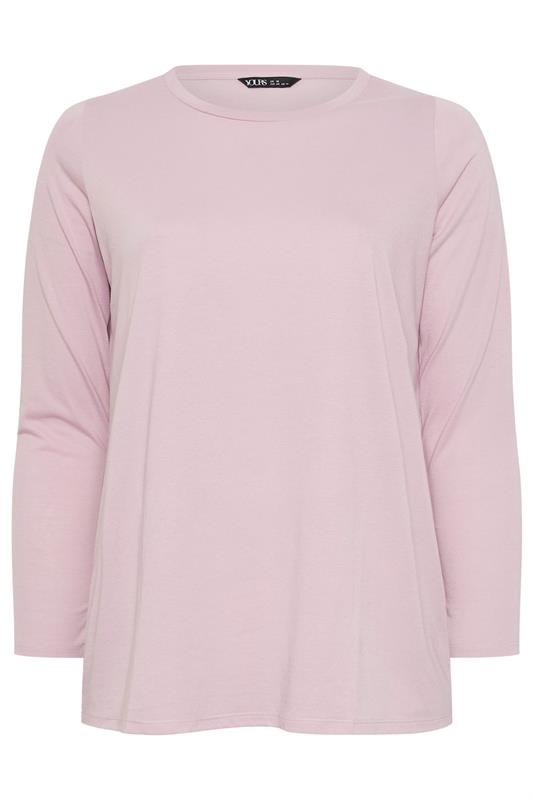 YOURS Plus Size 3 PACK Green & Blue Long Sleeve T-Shirts | Yours Clothing  10