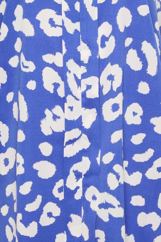 M&Co Blue Leopard Print Blouse | M&Co 5