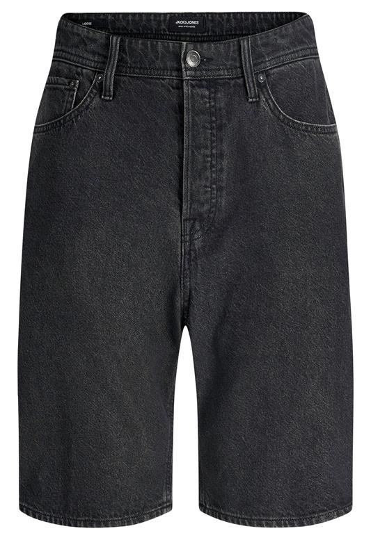 JACK & JONES Big & Tall Black Denim Shorts