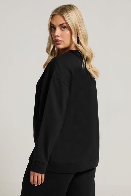 YOURS Plus Size Black Button Cardigan | Yours Clothing 2