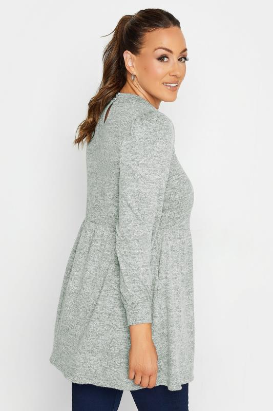 M&Co Grey Soft Touch Smock Top | M&Co  3