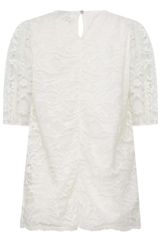 M&Co White Lace Floral Blouse | M&Co 7