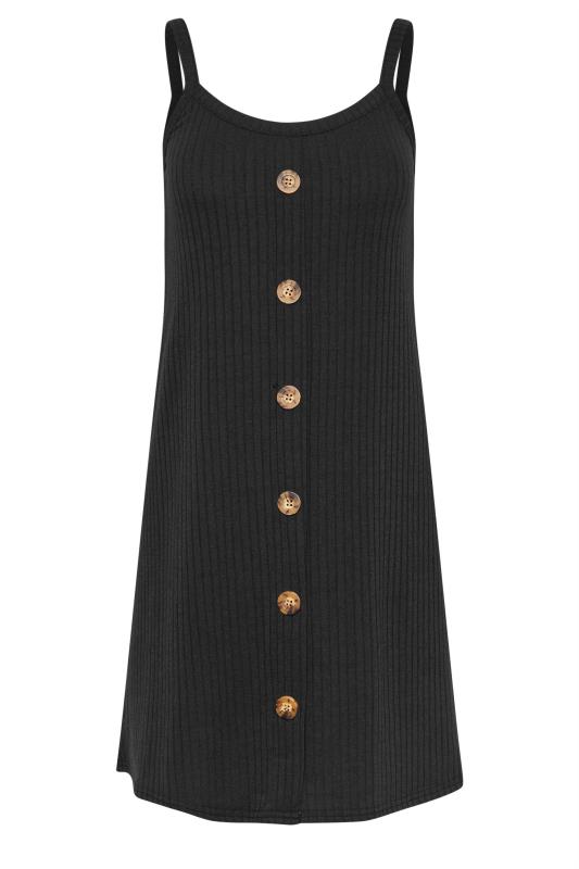 PixieGirl Petite Women's Black Button Front Sleeveless Dress | PixieGirl 5