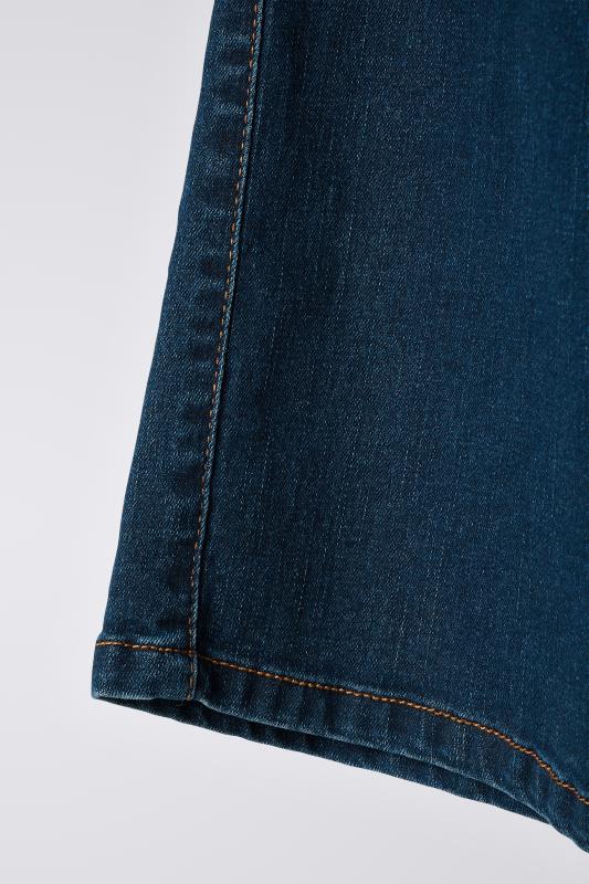 EVANS Plus Size Curve Fit Indigo Straight Leg Jeans 7
