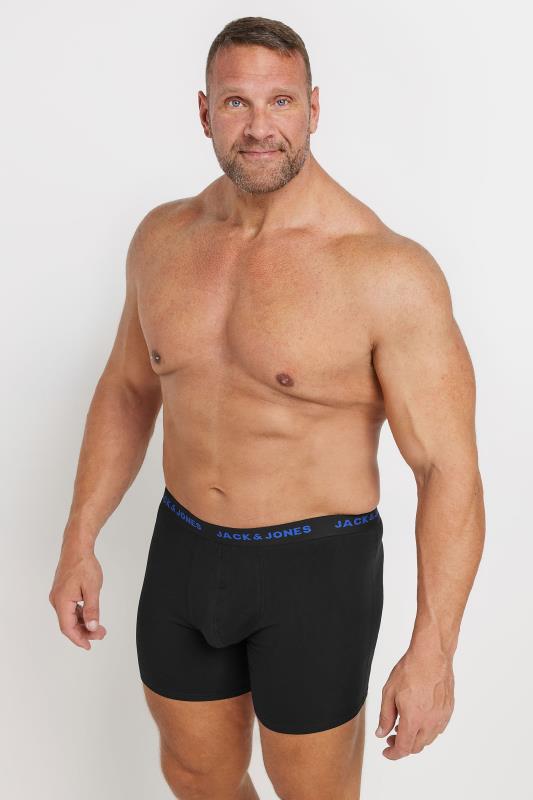 JACK & JONES Big & Tall Black 7 Pack Basic Boxers | M&Co 1