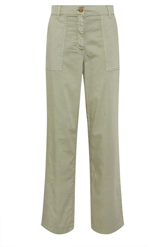LTS Tall Women's Sage Green Wide Leg Trousers | Long Tall Sally 5