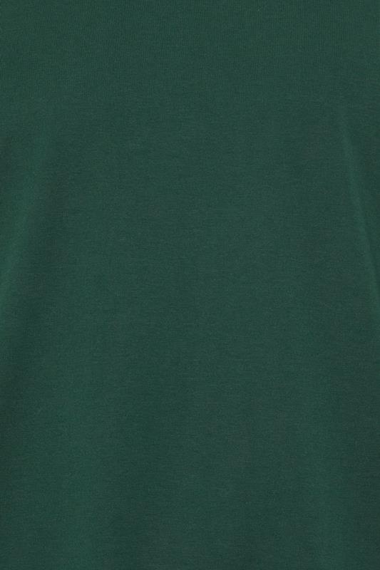 BadRhino Big & Tall Dark Green Soft Touch Relaxed Fit T-Shirt | BadRhino 6
