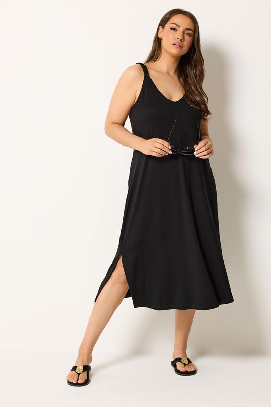 YOURS Curve Black Throw On Dress