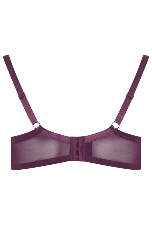 YOURSET 3 PACK Plus Size Burgundy Red & Green Lace Trim Padded T-Shirt Bras | Yours Clothing 12