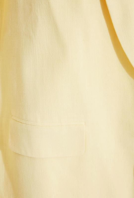LTS Tall Women's Lemon Yellow Linen Blazer | Long Tall Sally  5