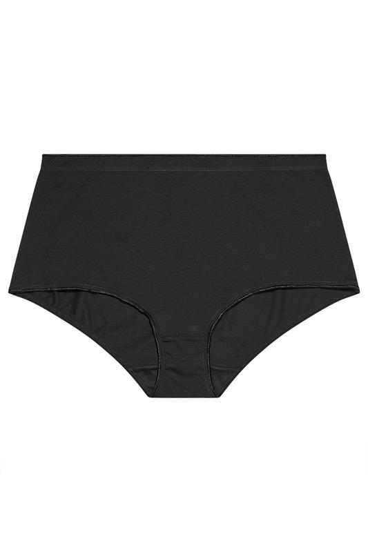YOURSET 5 PACK Plus Size Navy Blue Leopard Print Full Briefs | Yours Clothing 9