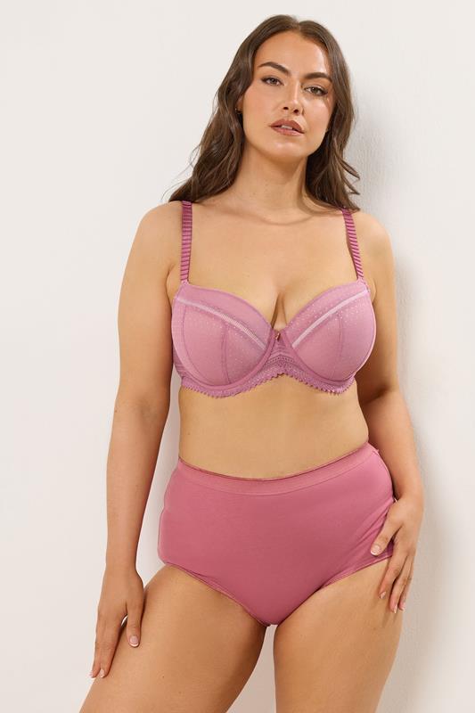 YOURS 5 PACK Plus Size Purple Full Briefs | Yours Clothing 4