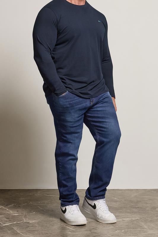 BadRhino Big & Tall Dark Wash Denim Jeans