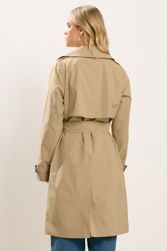 PixieGirl Petite Women's Natural Brown Trench Coat | PixieGirl 2