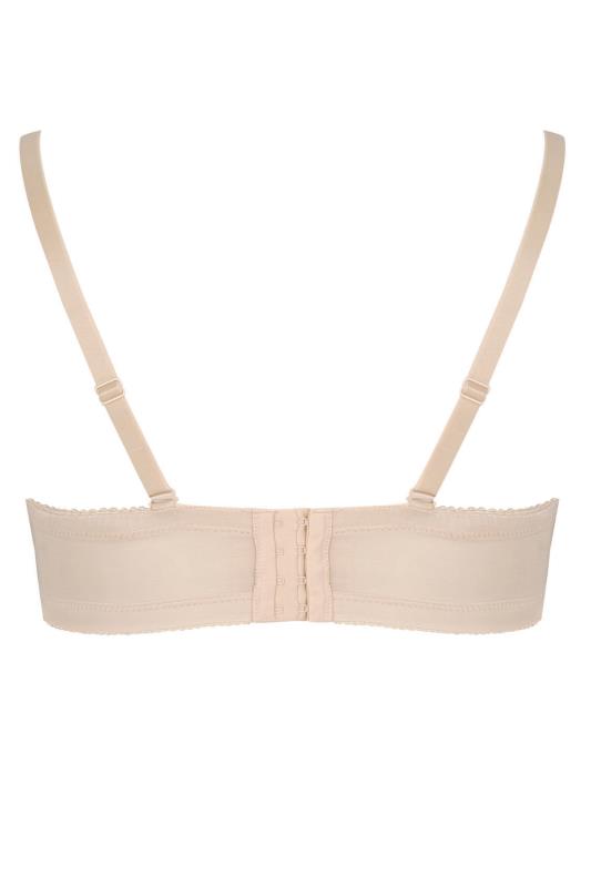 Nude Moulded Underwired T-Shirt Bra | Yours Clothing 4