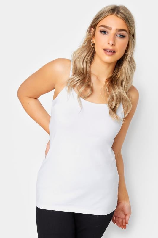 Women's  M&Co White Cami Vest Top
