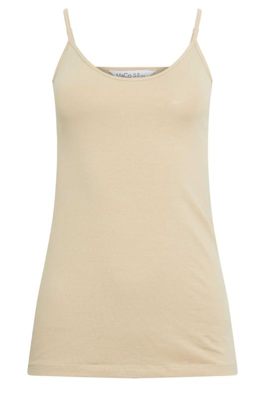M&Co 3 PACK Beige Brown & White Cami Vest Tops | M&Co 10
