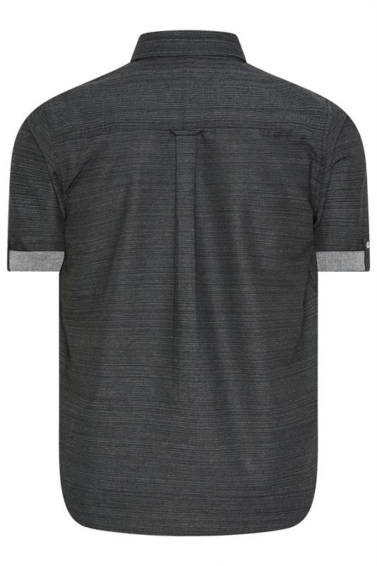 BadRhino Big & Tall Black Short Sleeve Slub Shirt | BadRhino 6