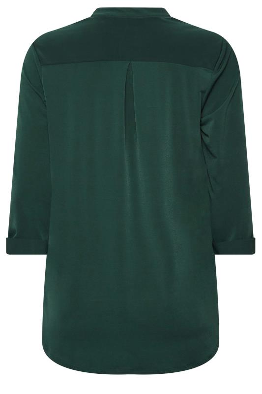 M&Co Green Half Placket Jersey Shirt | M&Co 7