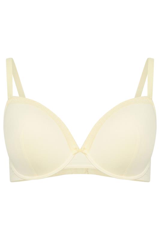 YOURSET 3 PACK Plus Size Black & Yellow Moulded Underwired T-Shirt Bras | Yours Clothing 10