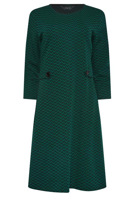 M&Co Green Jacquard Shift Dress | M&Co 6