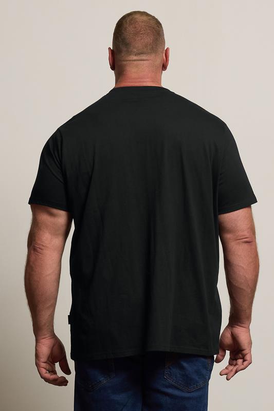 BadRhino Big & Tall Black V-Neck T-Shirt | BadRhino  2