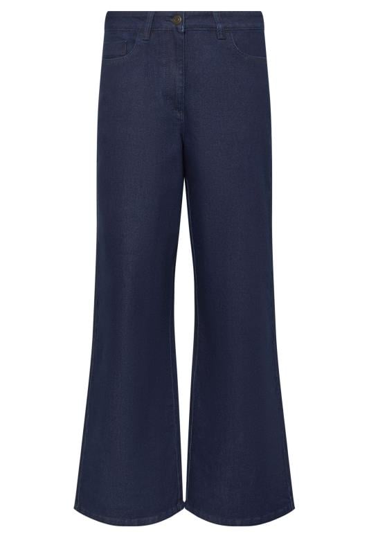 M&Co Indigo Wide Leg Stretch Jeans