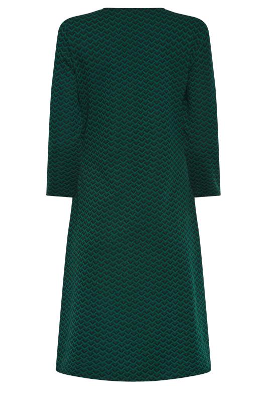 M&Co Green Jacquard Shift Dress | M&Co 7